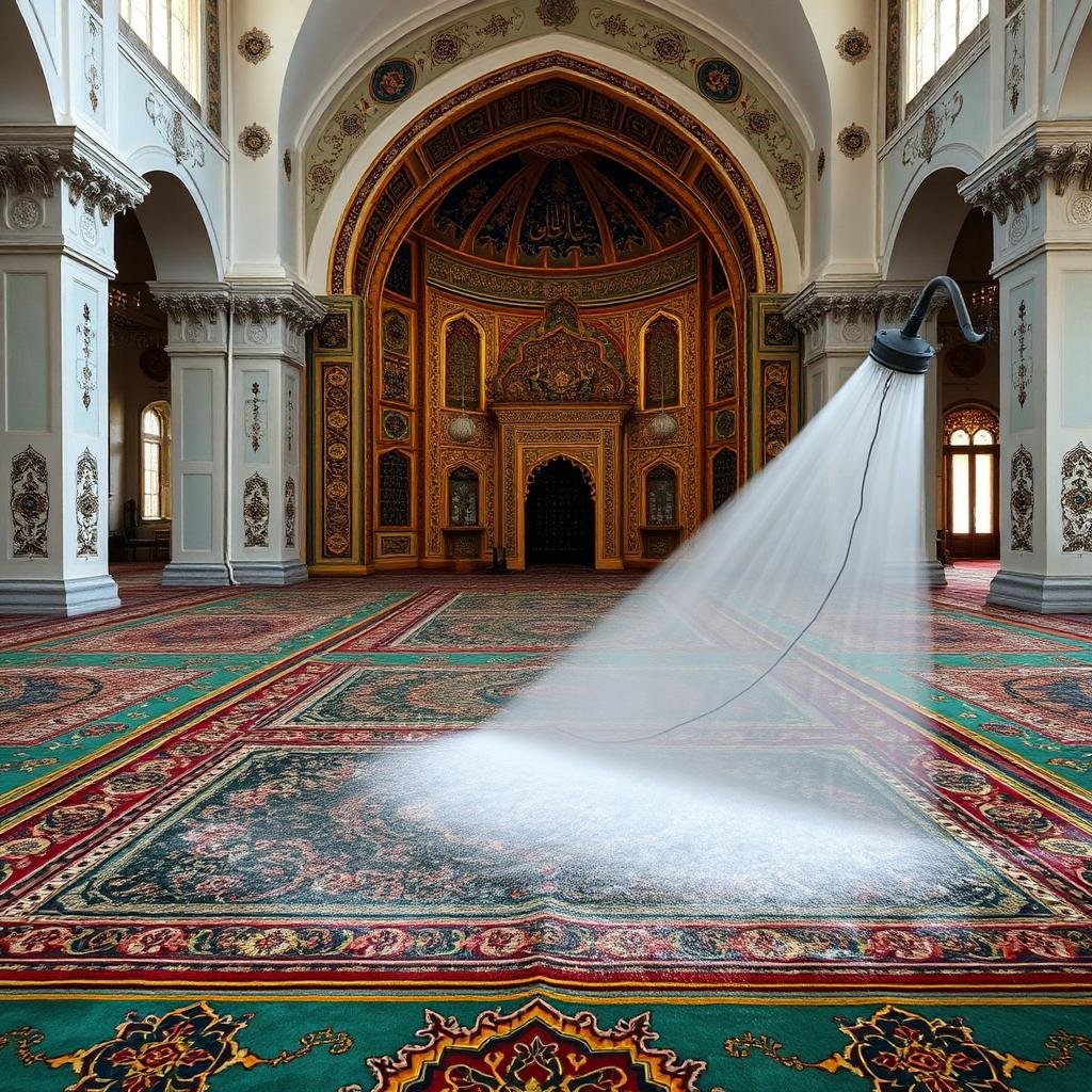 غسيل سجاد المسجد وفرشه - خبراء مكة