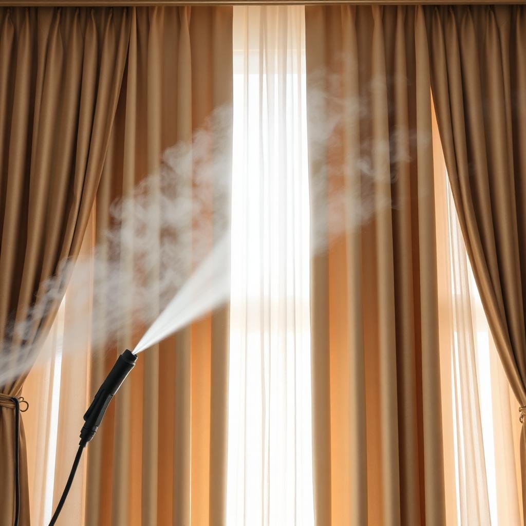 تنظيف الستائر بالبخار دون فكها من مكانها - خبراء مكة