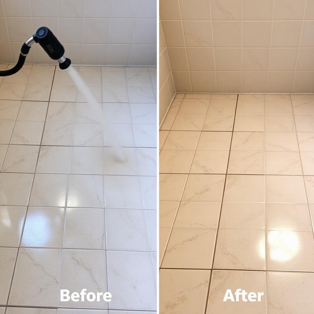 تنظيف البلاط والأرضيات بالبخار لتعقيم عميق - خبراء مكة