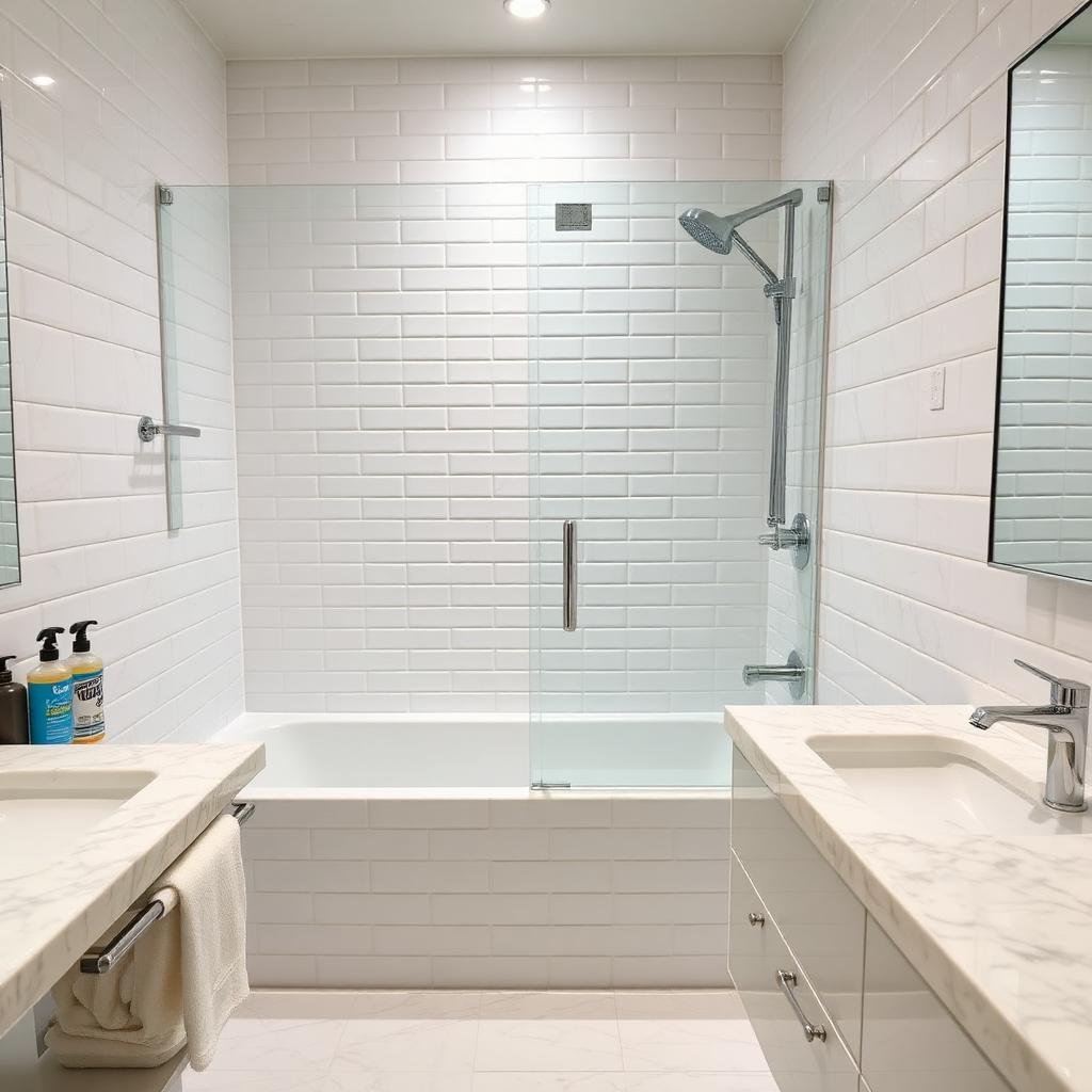 تعقيم حمامات الفلل بمواد آمنة