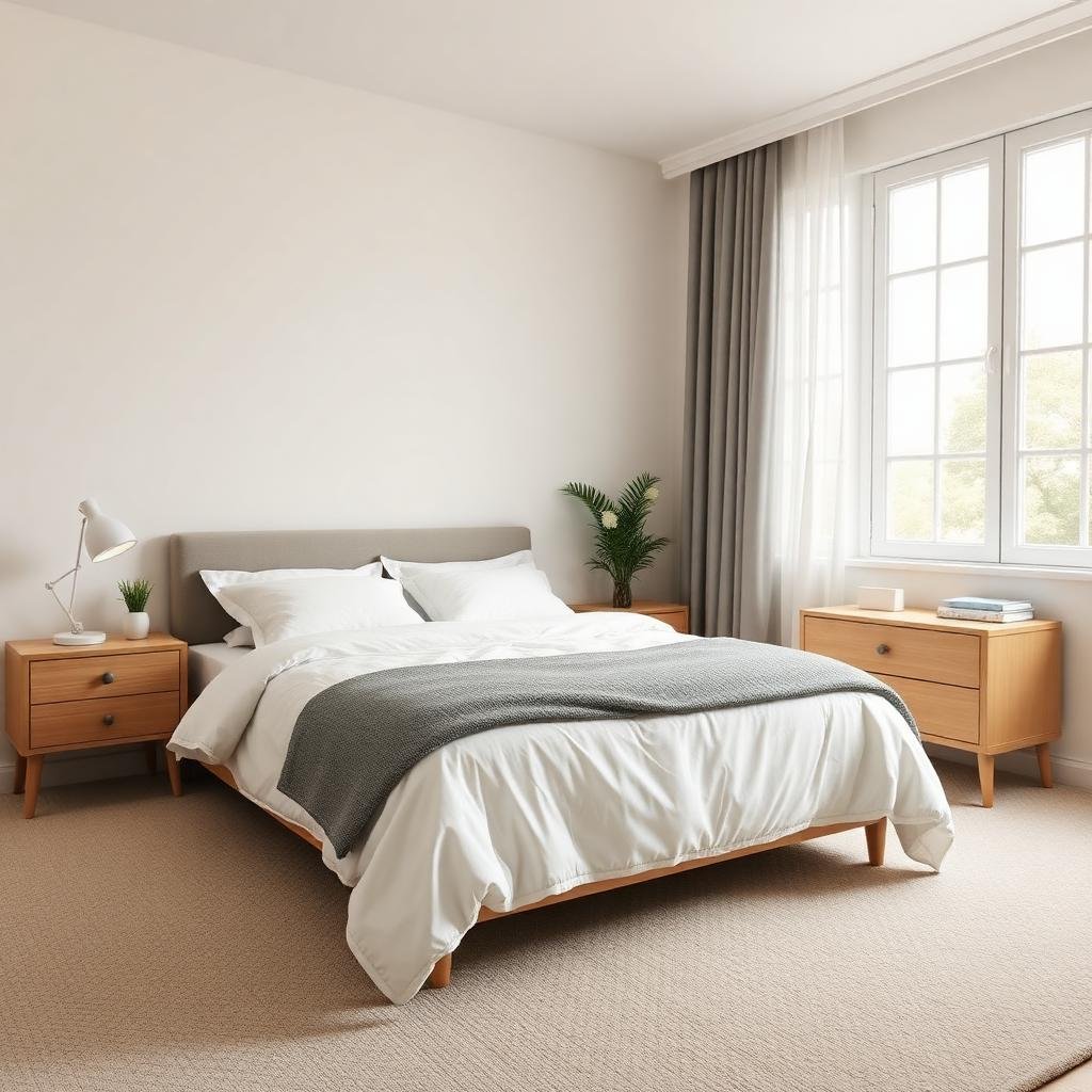 تنظيف غرف النوم والمفروشات