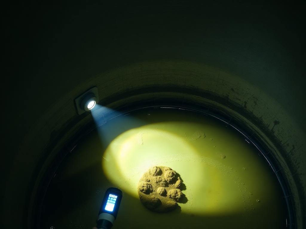 فحص خزانات المياه للكشف عن التسربات