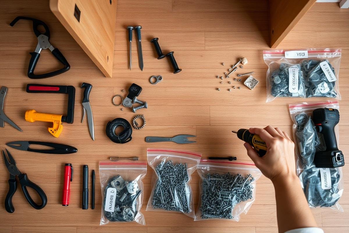 فك الأثاث بأيدي نجارين محترفين