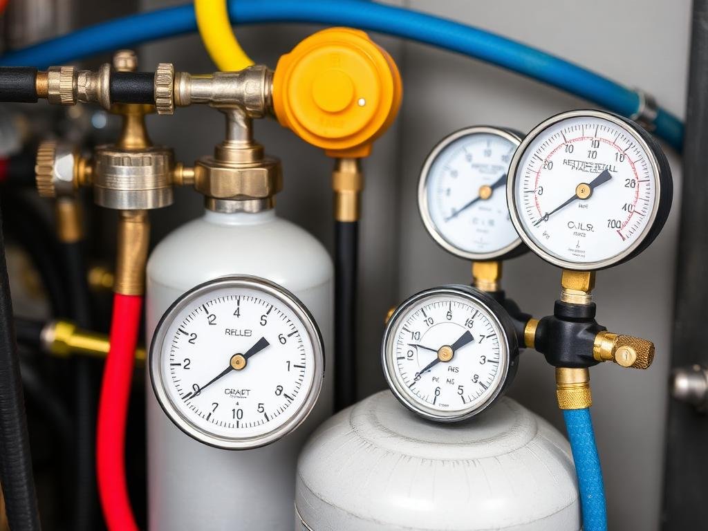 تعبئة غاز الفريون للمكيفات