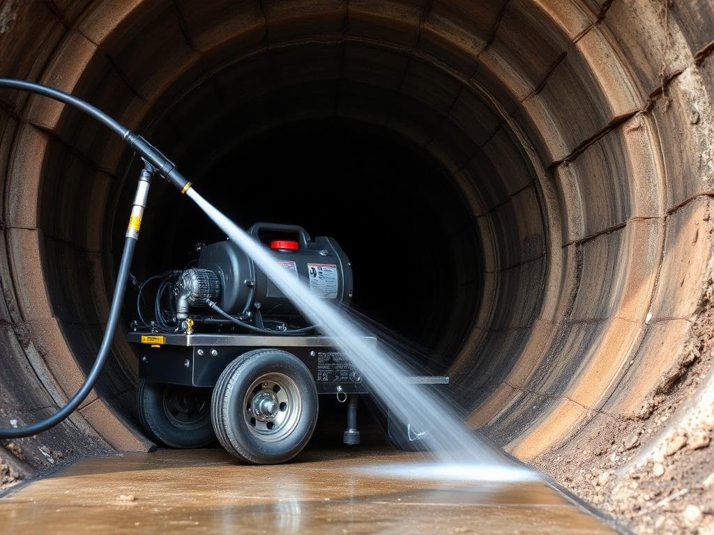 تسليك بضغط الماء العالي