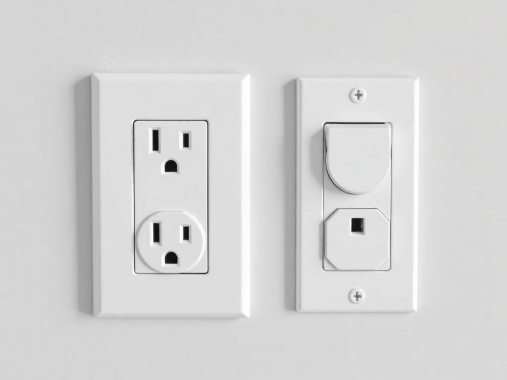 تركيب مفاتيح وفيش كهربائية