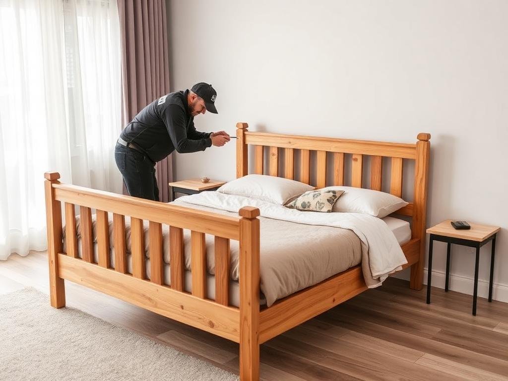 صيانة وإصلاح الأسرة الخشبية