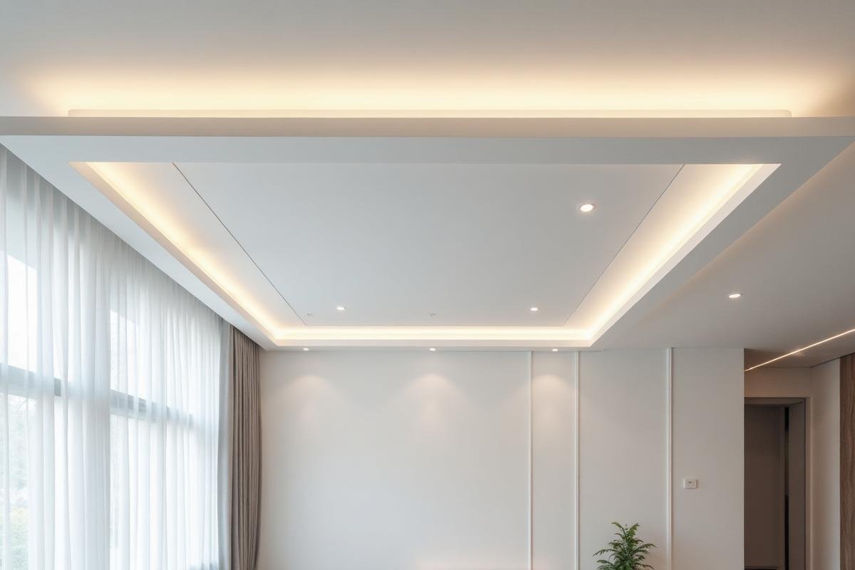 تصميم جبس بورد مودرن عصري لسقف صالة بمكة المكرمة