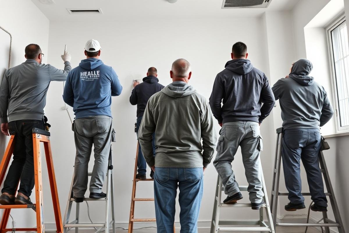 فريق عمل دهانات خبراء مكة