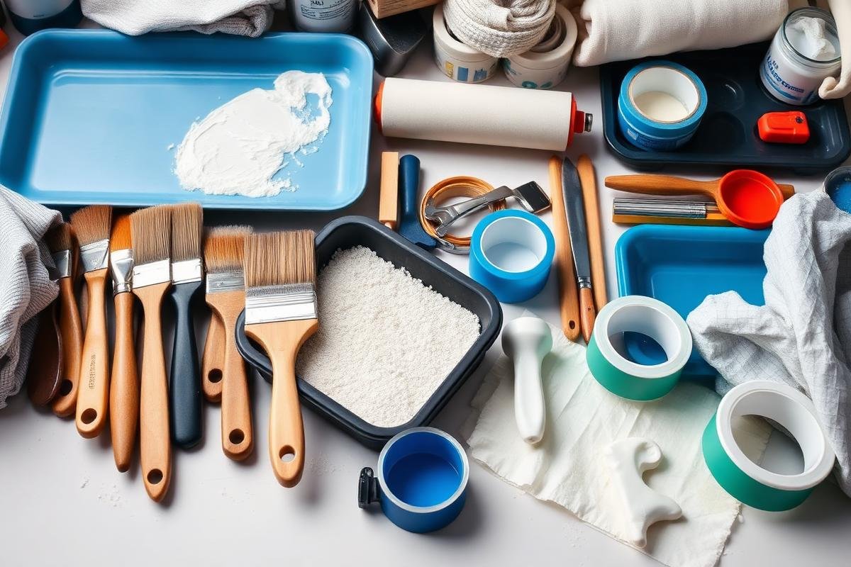 أدوات ومعدات الدهان الاحترافية المستخدمة في أعمالنا