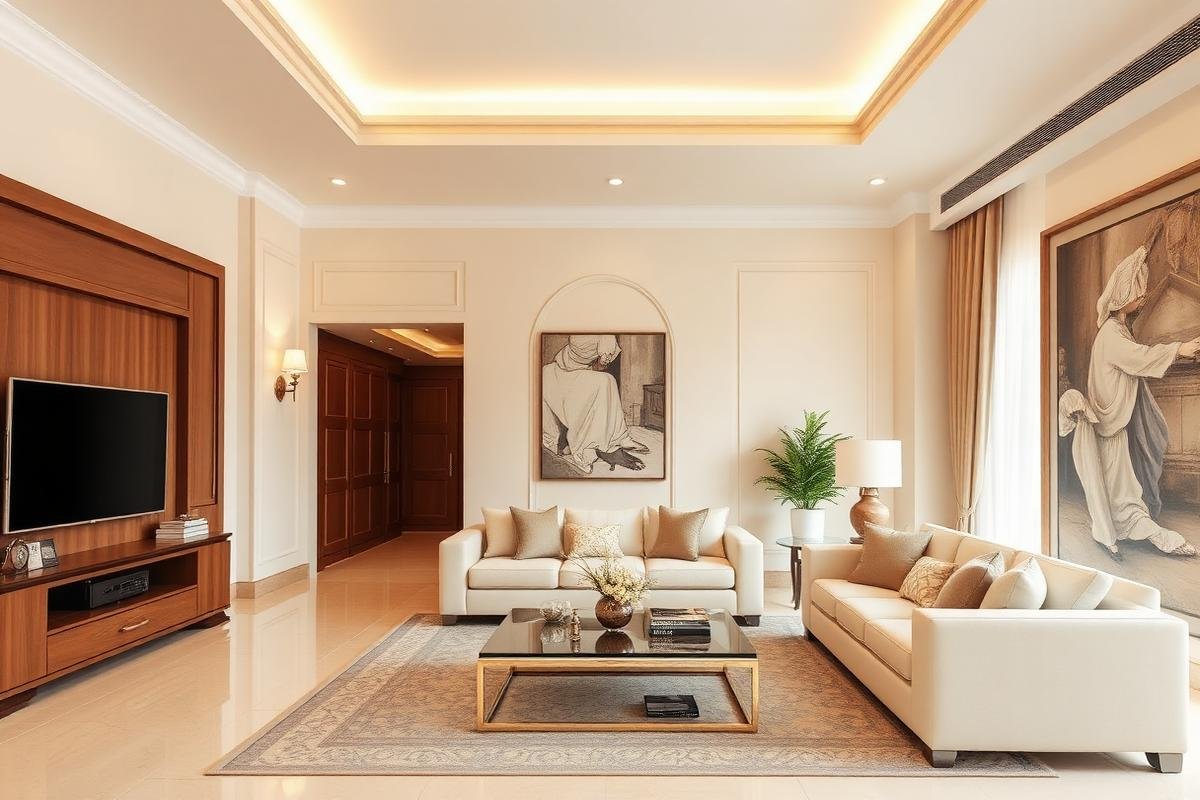 أعمال دهانات فيلا كاملة بمكة بألوان فاخرة