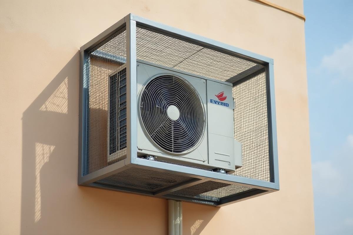 صندوق حماية المكيف من الحمام - تركيب احترافي بمكة - خبراء مكة