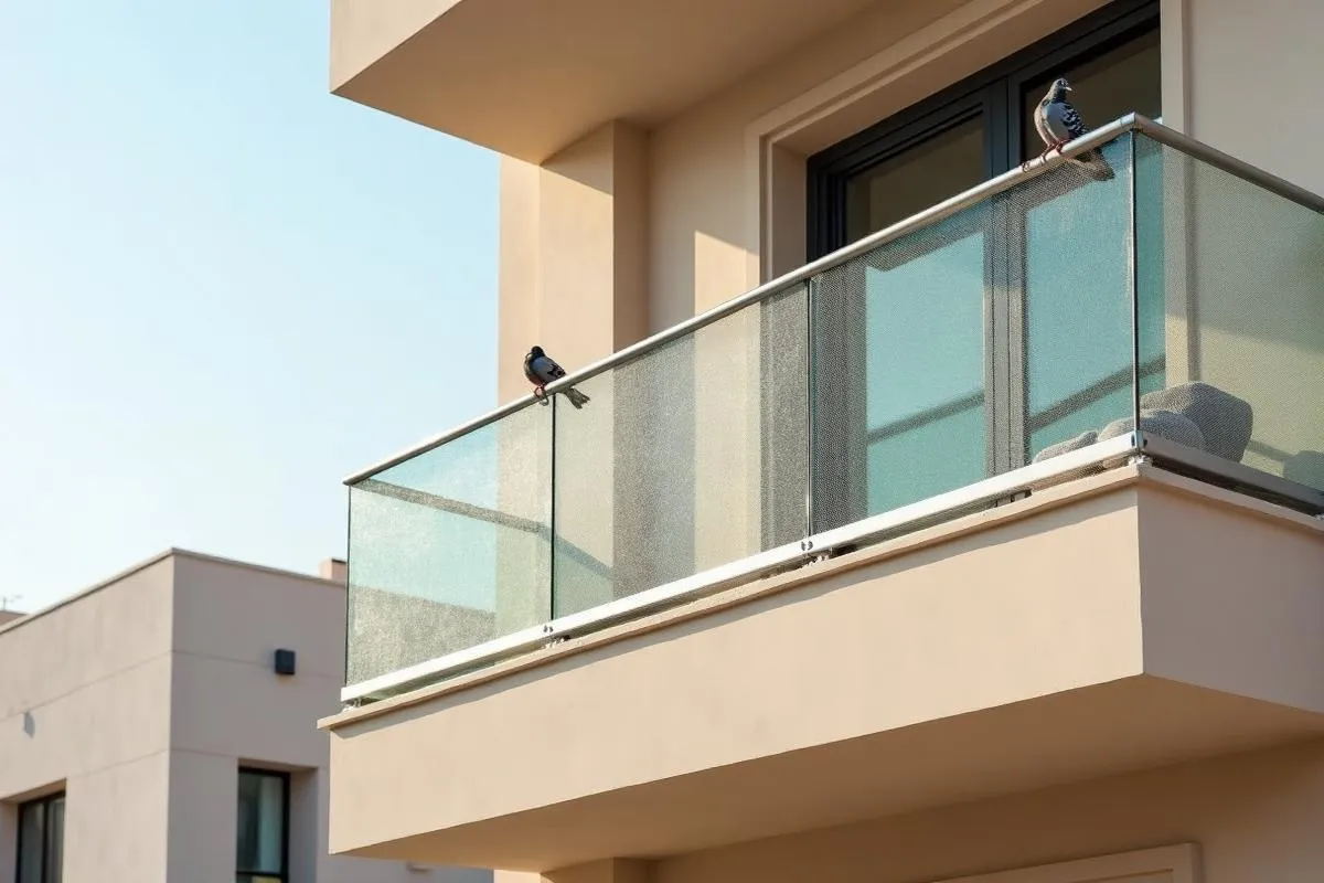 تركيب شبك حماية البلكونات الشفاف (Invisible Balcony Netting)