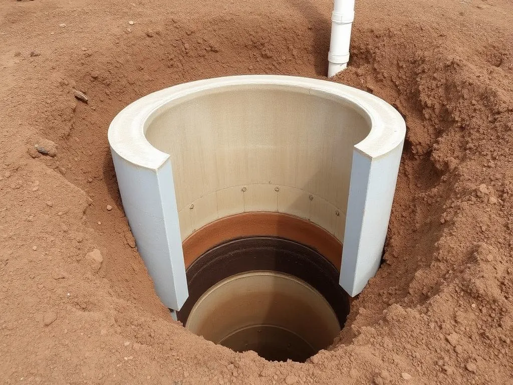ترميم وبناء وتلييس جدران البيارات المنهارة (Septic Tank Wall Restoration)
