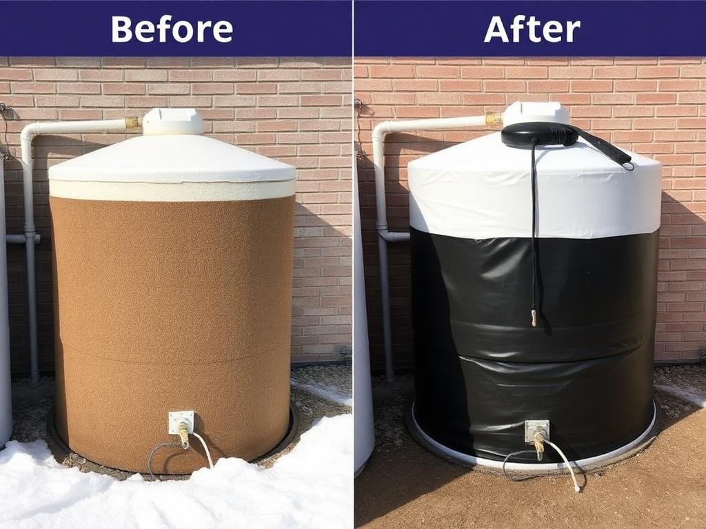 نتائج عزل الخزان قبل وبعد