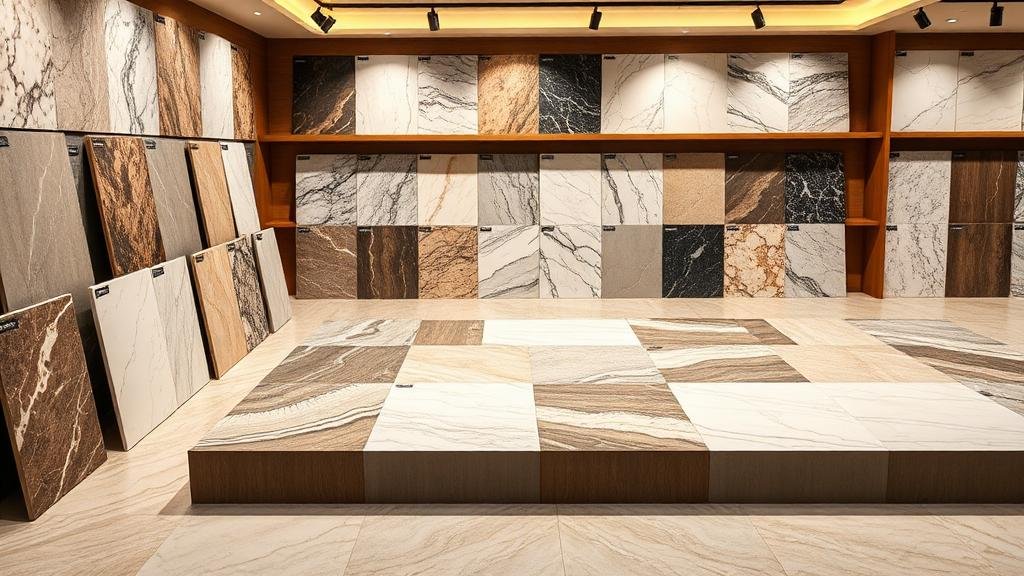 أنواع السيراميك والبورسلين المتوفرة لتركيب الأرضيات في مكة المكرمة