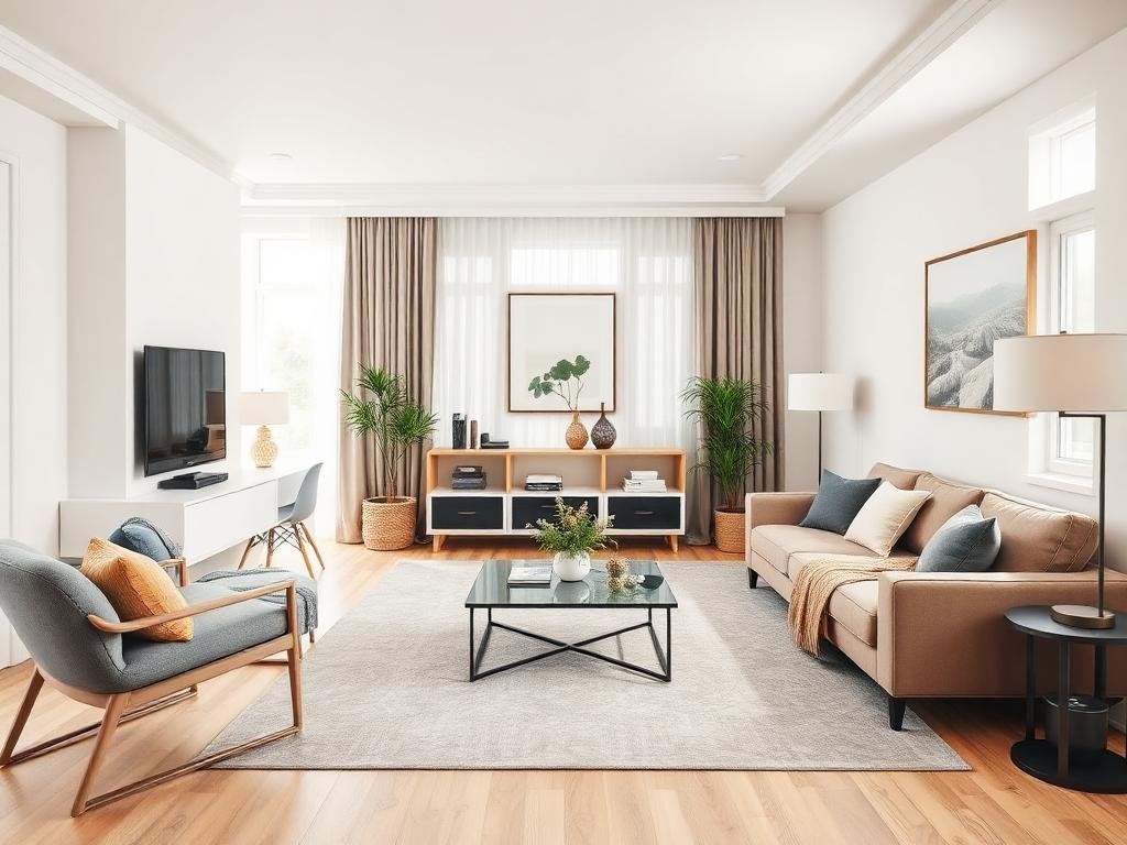 ترتيب الأثاث في المنزل الجديد