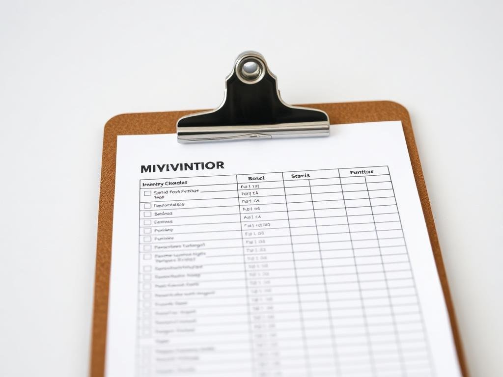 جرد الأثاث قبل وبعد النقل