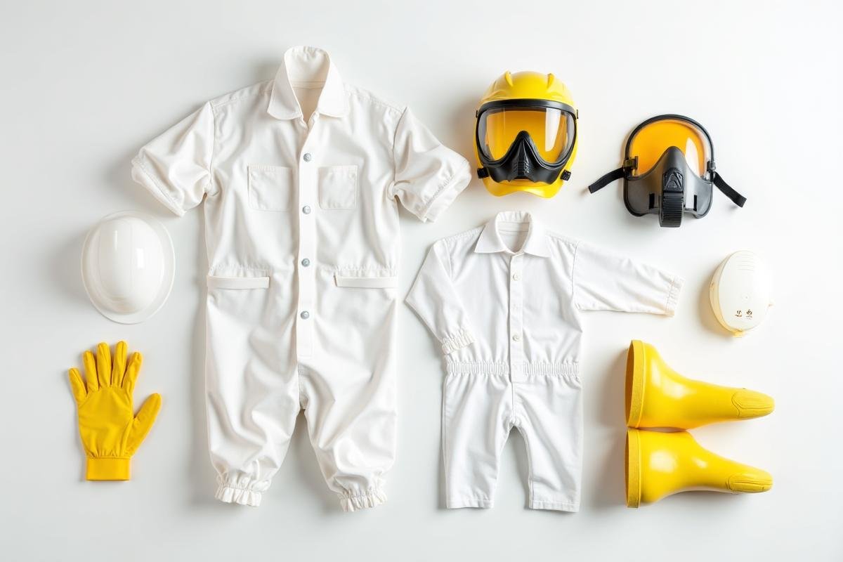 فريق مكافحة الحشرات المحترف بالزي الرسمي لشركة خبراء مكة