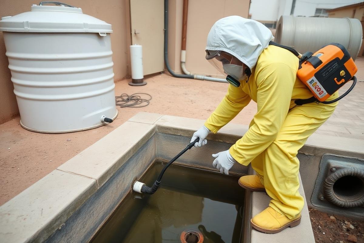 معالجة مصادر تكاثر الناموس والبعوض