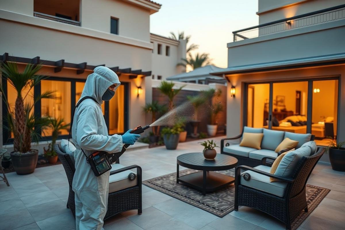 معالجة الأماكن الخارجية من الحشرات الطائرة