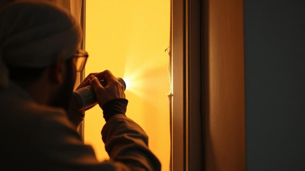 فحص منافذ دخول الوزغ في المنازل بمكة