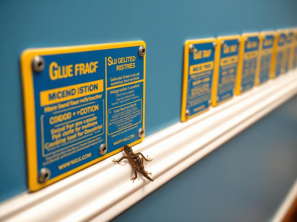 مصائد الوزغ اللاصقة للقبض عليه حياً