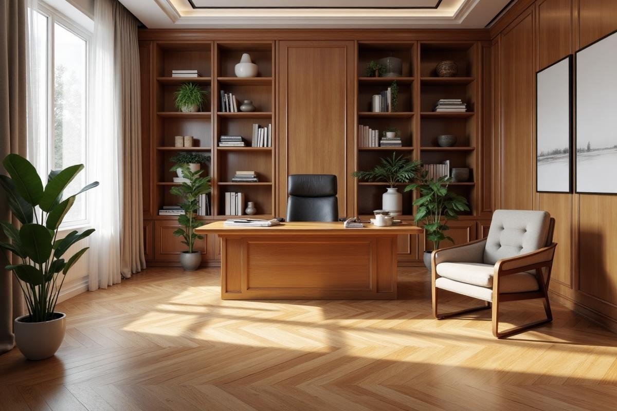 تركيب باركيه مكتب تنفيذي بمكة