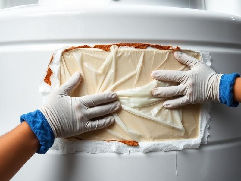 ترميم خزان بالفايبر جلاس في مكة المكرمة